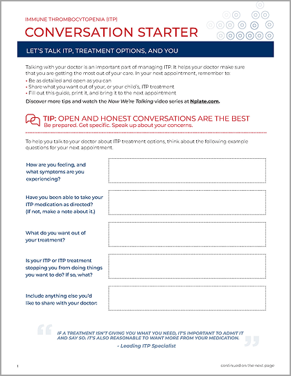 ITP Conversation Starter